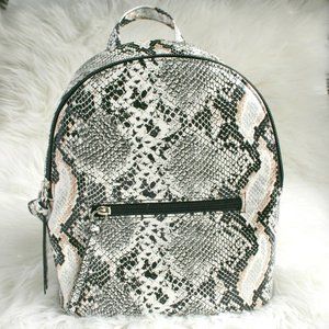 Snake animal print skin mini backpack bag new NWT